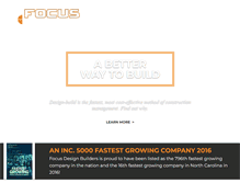 Tablet Screenshot of focusdesignbuilders.com
